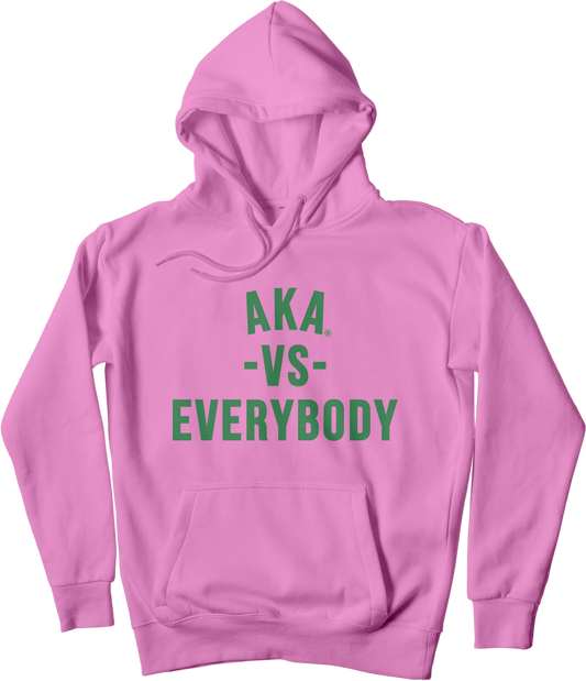 AKA vs Everybody Hoodie (pink)