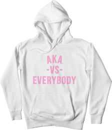 AKA vs Everybody Hoodie (white)