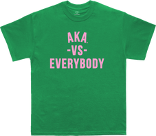 AKA vs Everybody T-shirt (green)