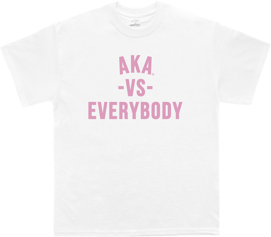 AKA vs Everybody T-Shirt (white)