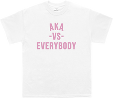 AKA vs Everybody T-Shirt (white)